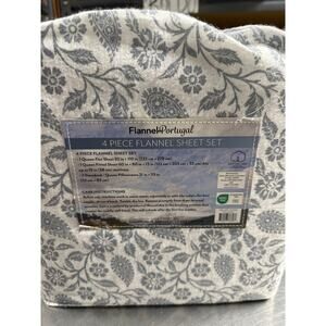 Portuguese Flannel 4-piece Sheet Set